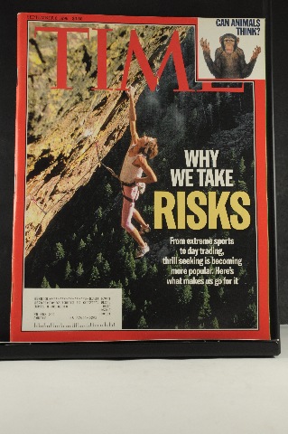 Time Magazine Sept 6 1999 Why We Take Risks Extreme Sports Day Trading