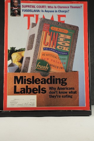 Time Magazine July 15 1991 Misleading Labels Clarence Thomas Yugoslavia