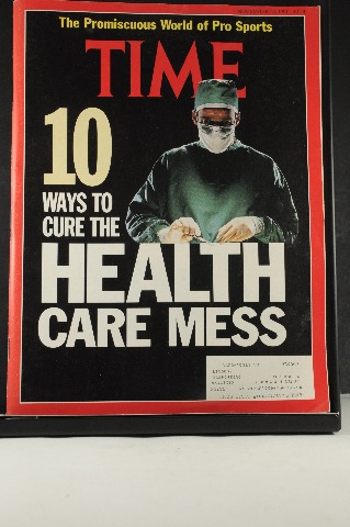Time Magazine Nov 25 1991 10 Ways to Cure the Health Care Mess Promiscuous Sport