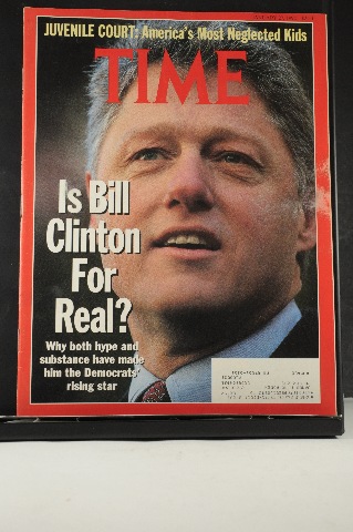Time Magazine Jan 27 1992 Is Bill Clinton For Real? Democrats' Rising Star
