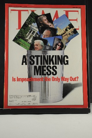 Time Magazine Sept 28 1998 A Stinking Mess; Clinton, Lewinsky; Impeachment