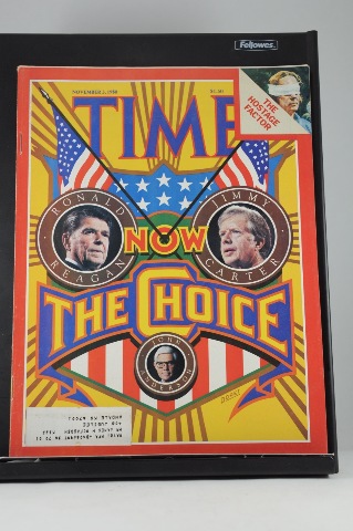 Time Magazine Nov 3 1980 The Choice: Reagan; Carter; Anderson Election; Hostages
