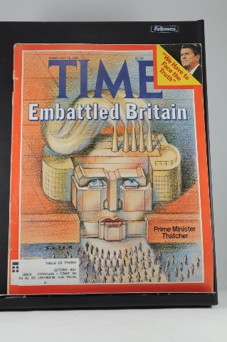 Time Magazine Feb 16 1981 Embattled Britain: Prime Minister Margaret Thatcher