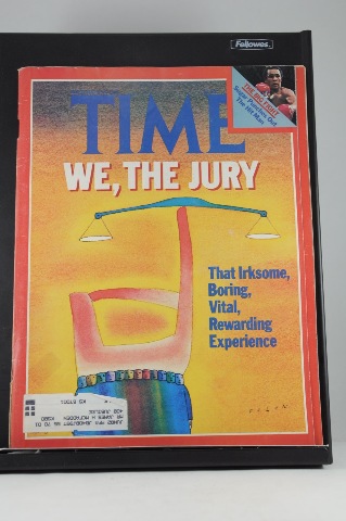 Time Magazine Sept 28 1981 We, The Jury; Sugar Ray Leonard Boxing Fight