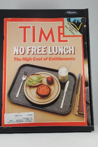 Time Magazine Oct 12 1981 No Free Lunch: The High Cost of Entitlements