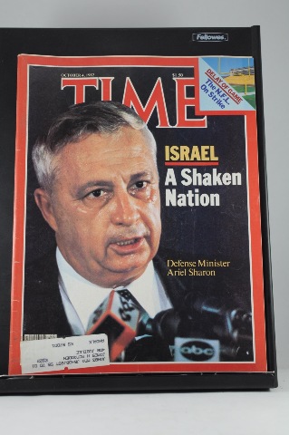 Time Magazine Oct 4 1982 Israel: A Shaken Nation; Ariel Sharon