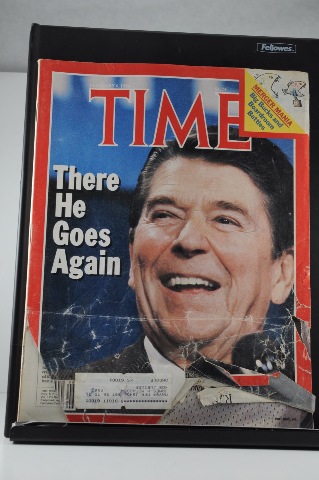 TIME Magazine Feb 6 1984 There he goes again: Reagan