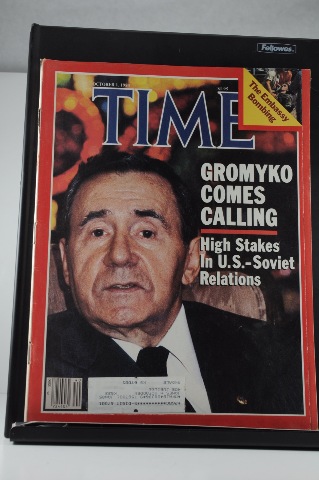 TIME Magazine Oct 1 1984 Gromyko Comes Calling; US Soviet Relations