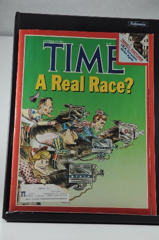 TIME Magazine Oct 22 1984 A Real Race? Presidential Election; Reagan Mondale