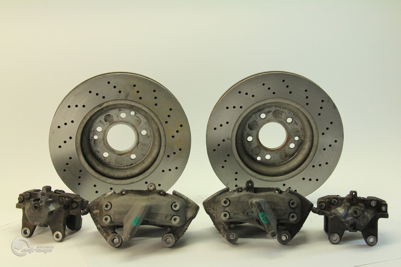 Mercedes Benz C230 04 Brembo Sport Brake Caliper Set of 4, Front Drilled Rotors eBay