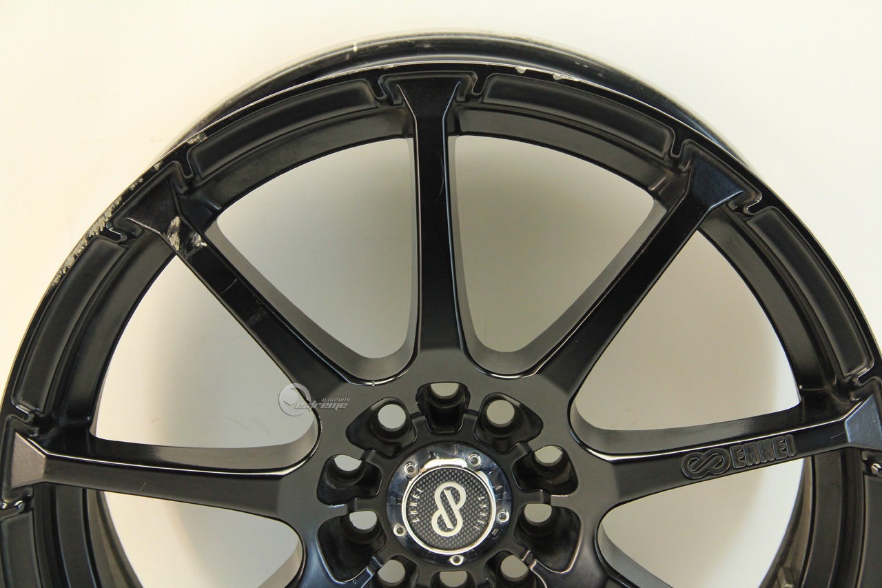 Enkei EDR9 18x8 9 Spoke Alloy Rim 5 Lug Nut 45 Inset. 5x100/114.3 Black