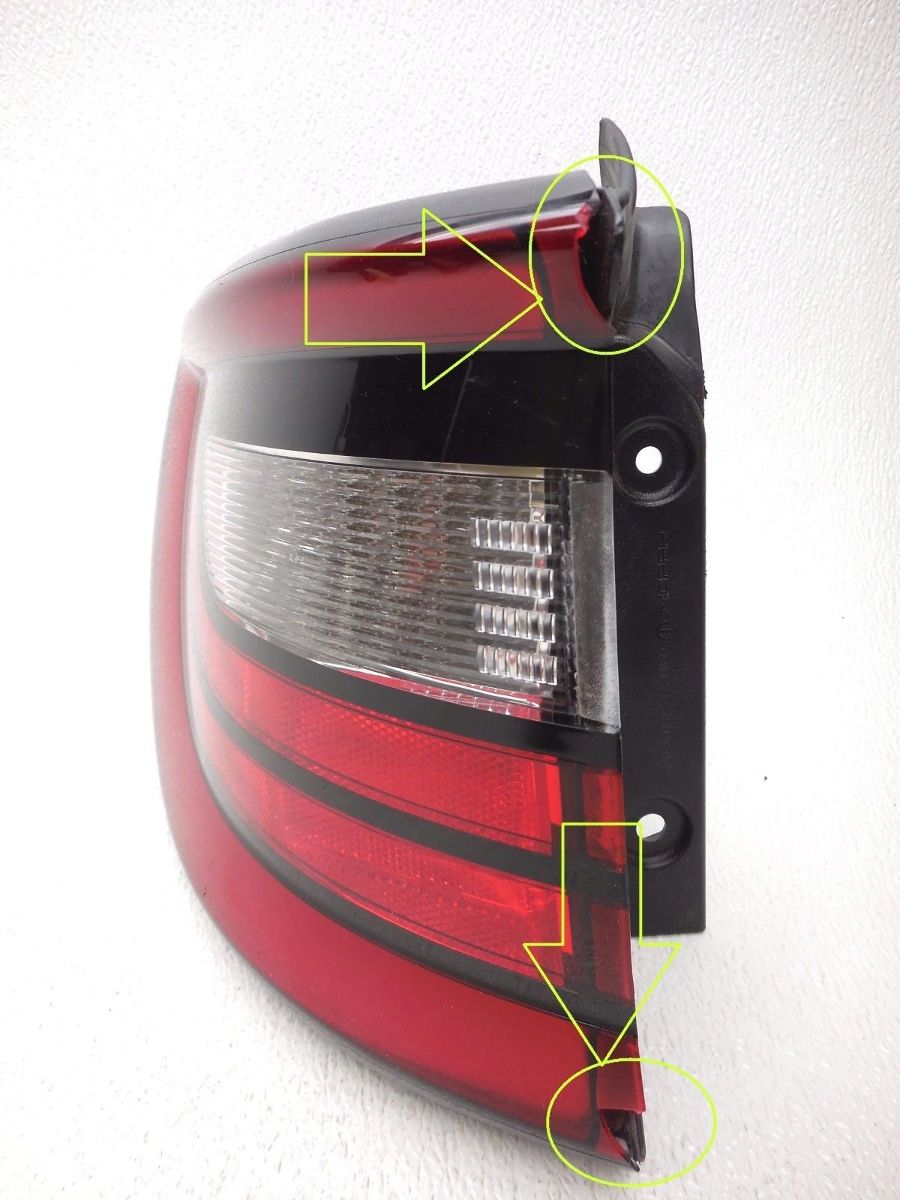 OEM 201415 Dodge Durango Left Quarter LED Tail Light Tail Lamp Lens Chip!