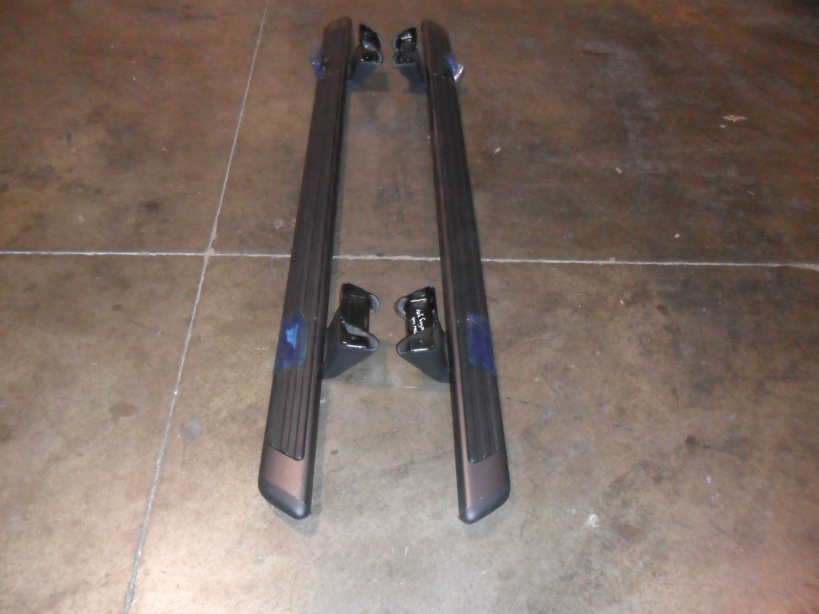 OEM Ford F150 F150 Running Boards Set Kit Nerf Bars Crew Cab Silver