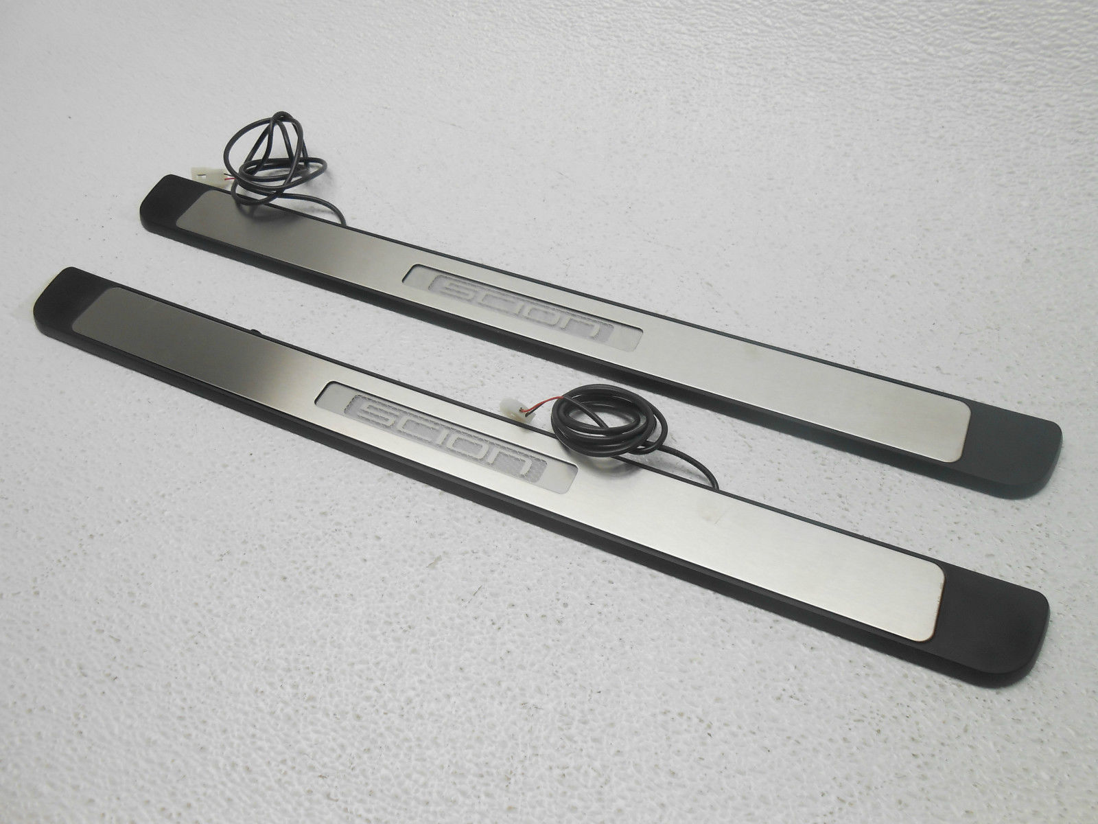 Front Door Sill Plates Plate Kit Lighted Scion Xd 20082010 Nice OEM eBay