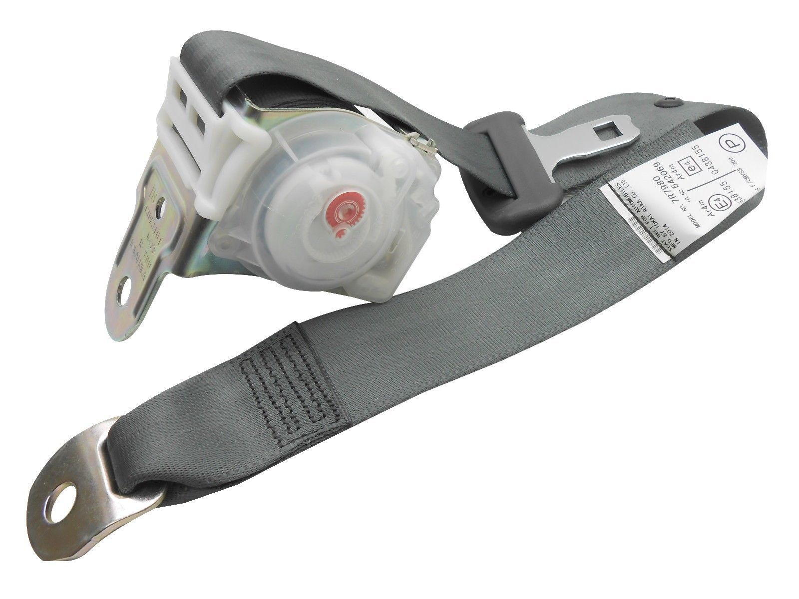 OEM 20102015 Toyota Prius Rear Seat Belt With Retractor Gray Left eBay