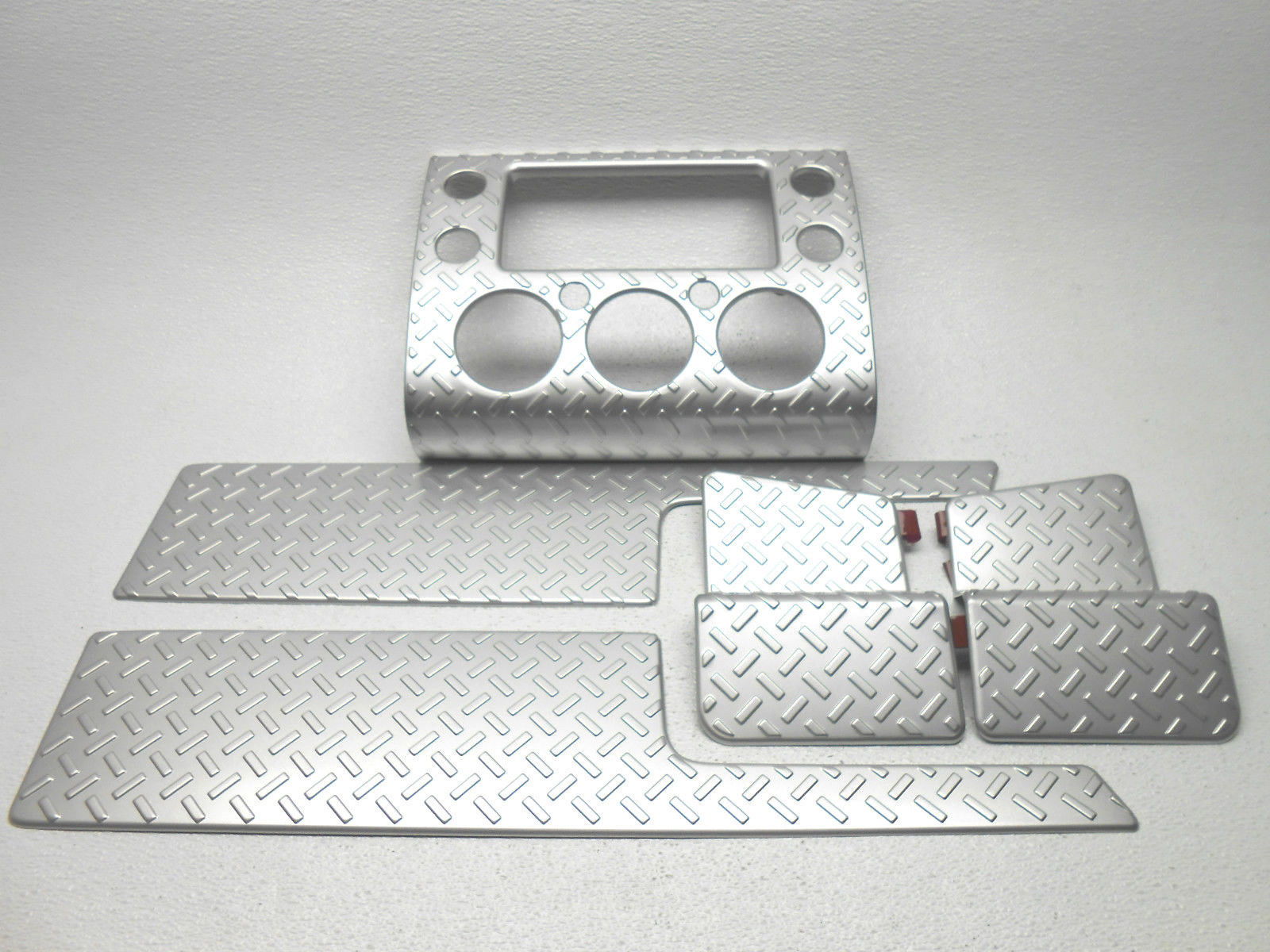OEM 20062013 TOYOTA FJ CRUISER DIAMOND PLATE DASH RADIO TRIM KIT eBay