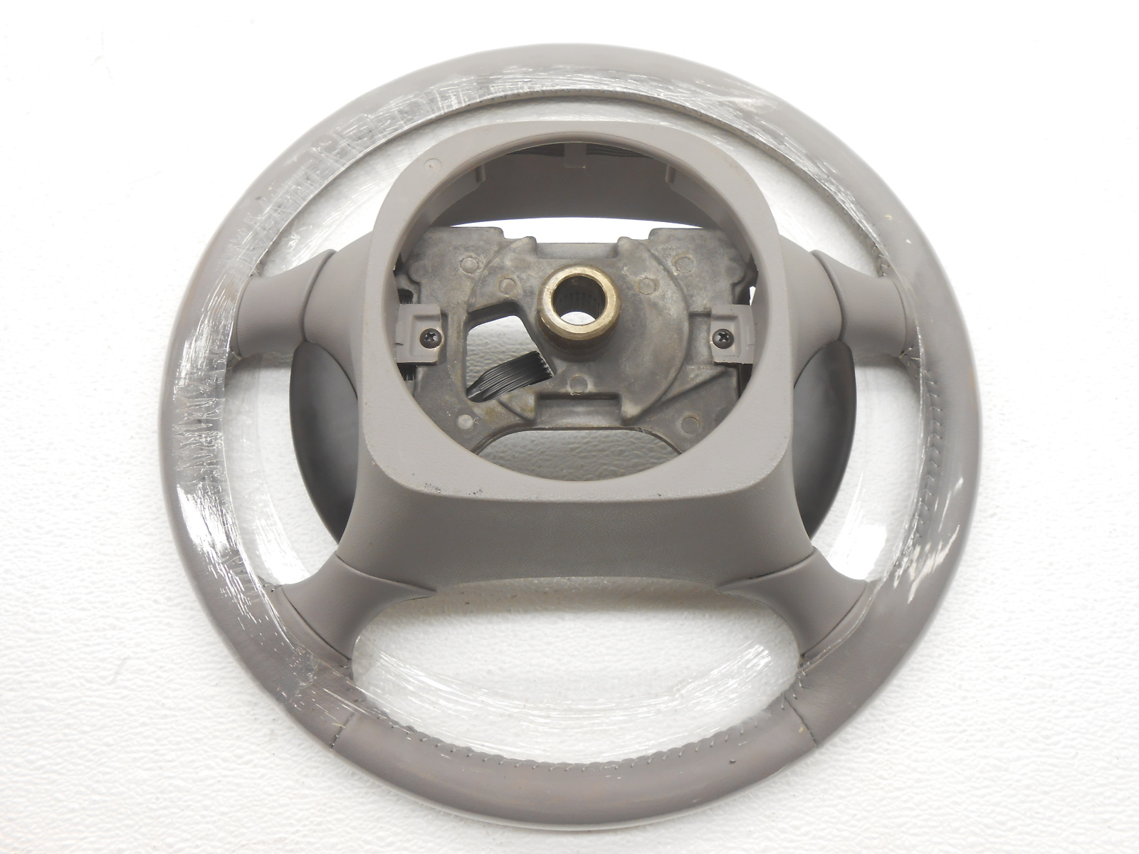 OEM Ford Explorer Steering Wheel Grey Leather Damaged Cruise Buttons