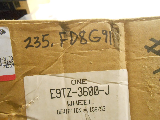 OEM 1989-1992 Ranger Steering Wheel Black Vinyl No Horn ...