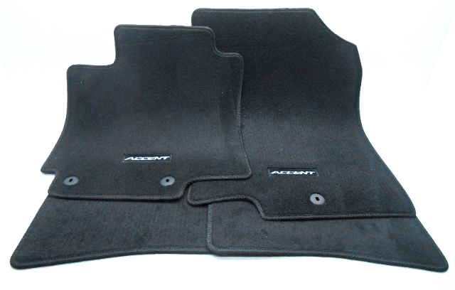 New OEM 2012-2016 Hyundai Accent Hatchback Floor Mat Set Black - 1RF14 ...