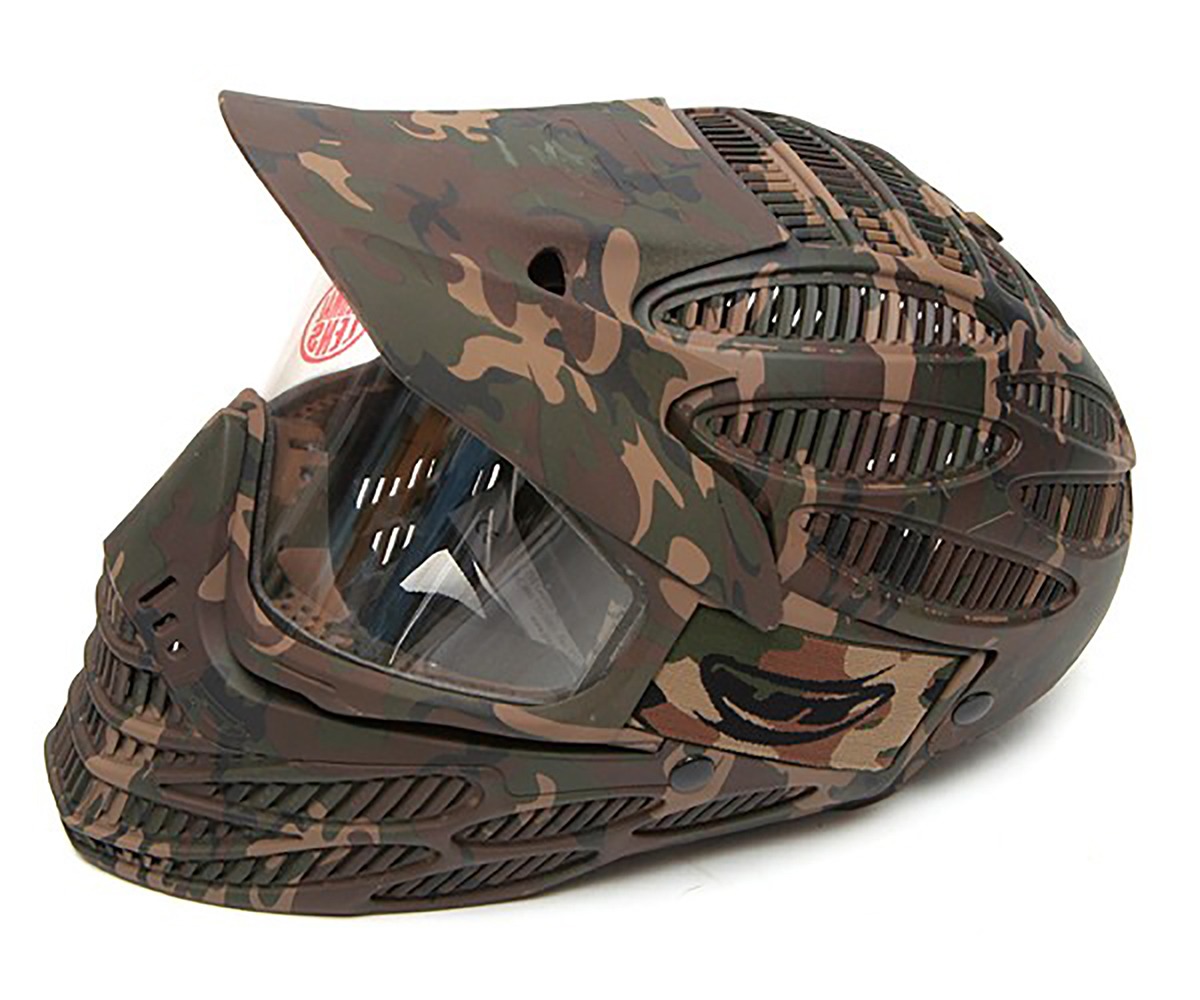 JT Flex 8 Headshield Camo Paintball Mask Thermal New Full Coverage Goggle