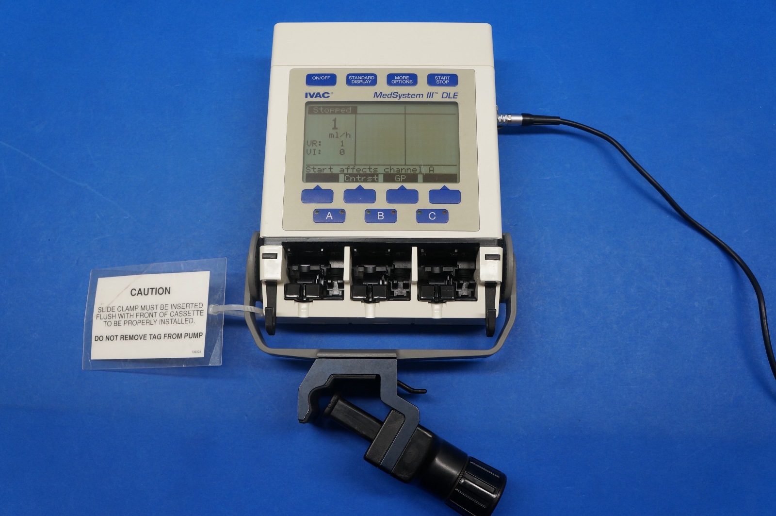 Alaris 2865B IVAC MedSystem III INFUSION PUMP MULTI CHANNEL Biomed