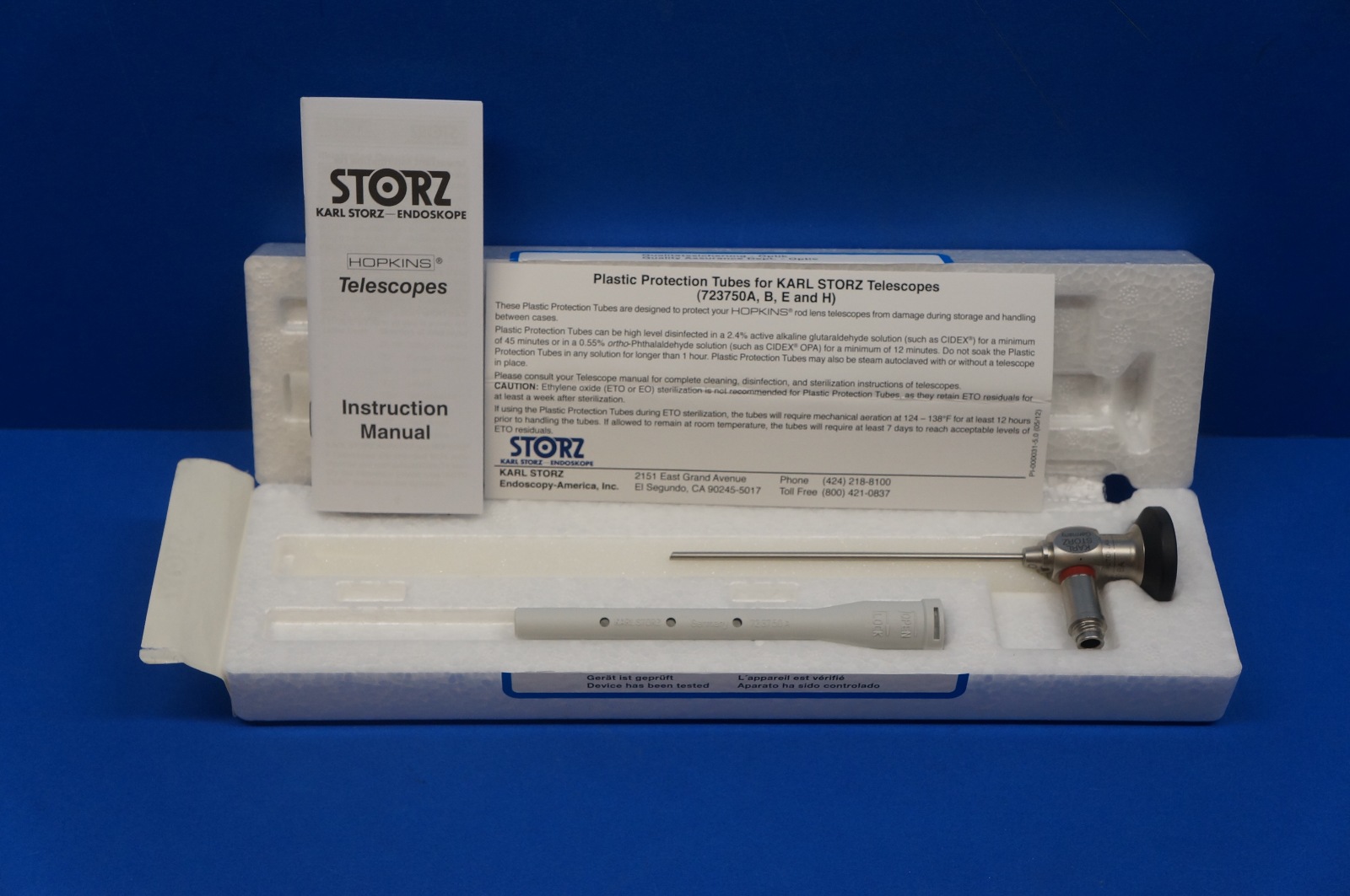 Karl Storz 1230BA HOPKINS ForwardOblique Telescope 30 degree, Diameter