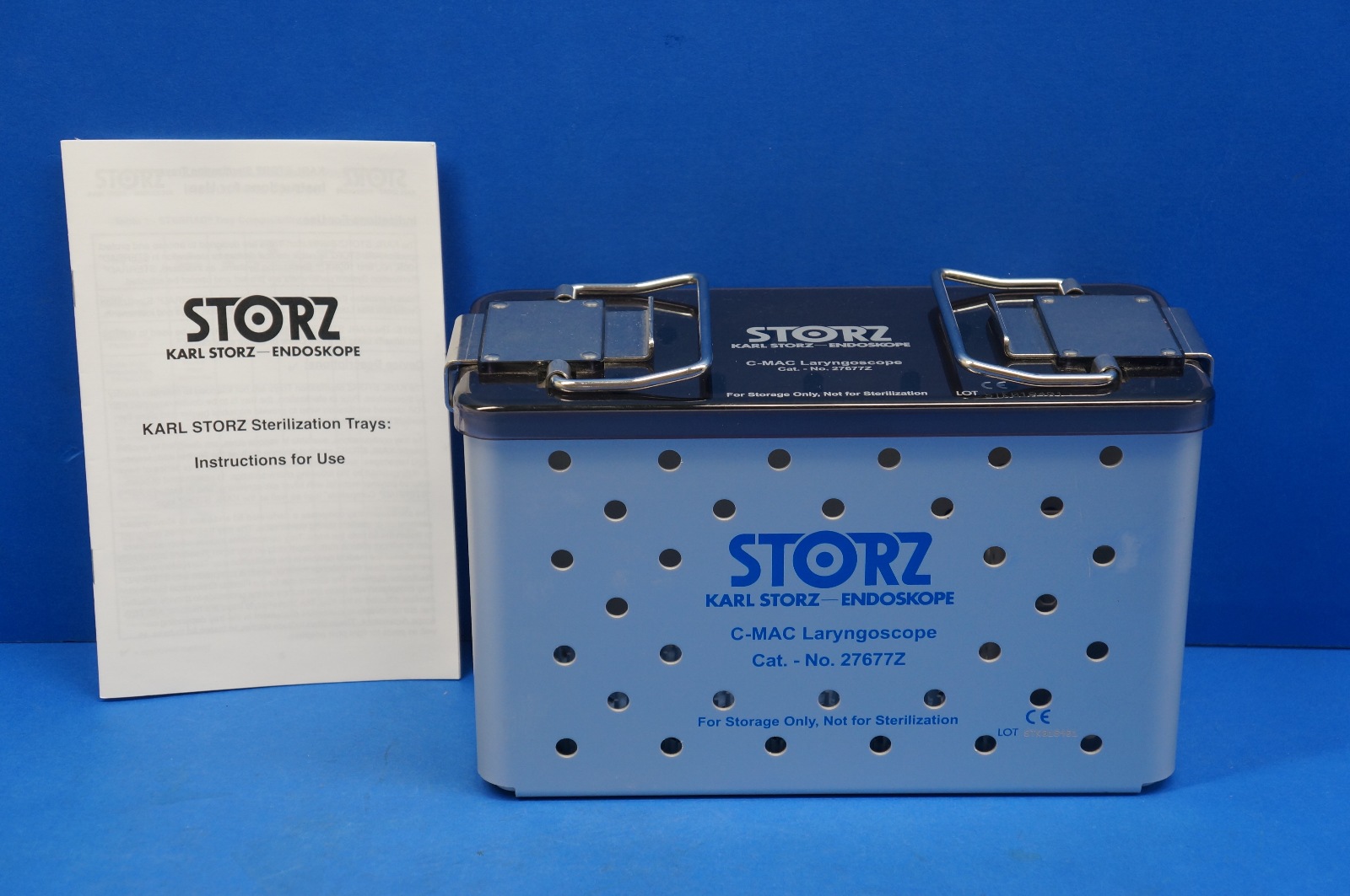 Karl Storz 27677Z CMac Video Laryngoscope Storage Container 14.2"x4.7