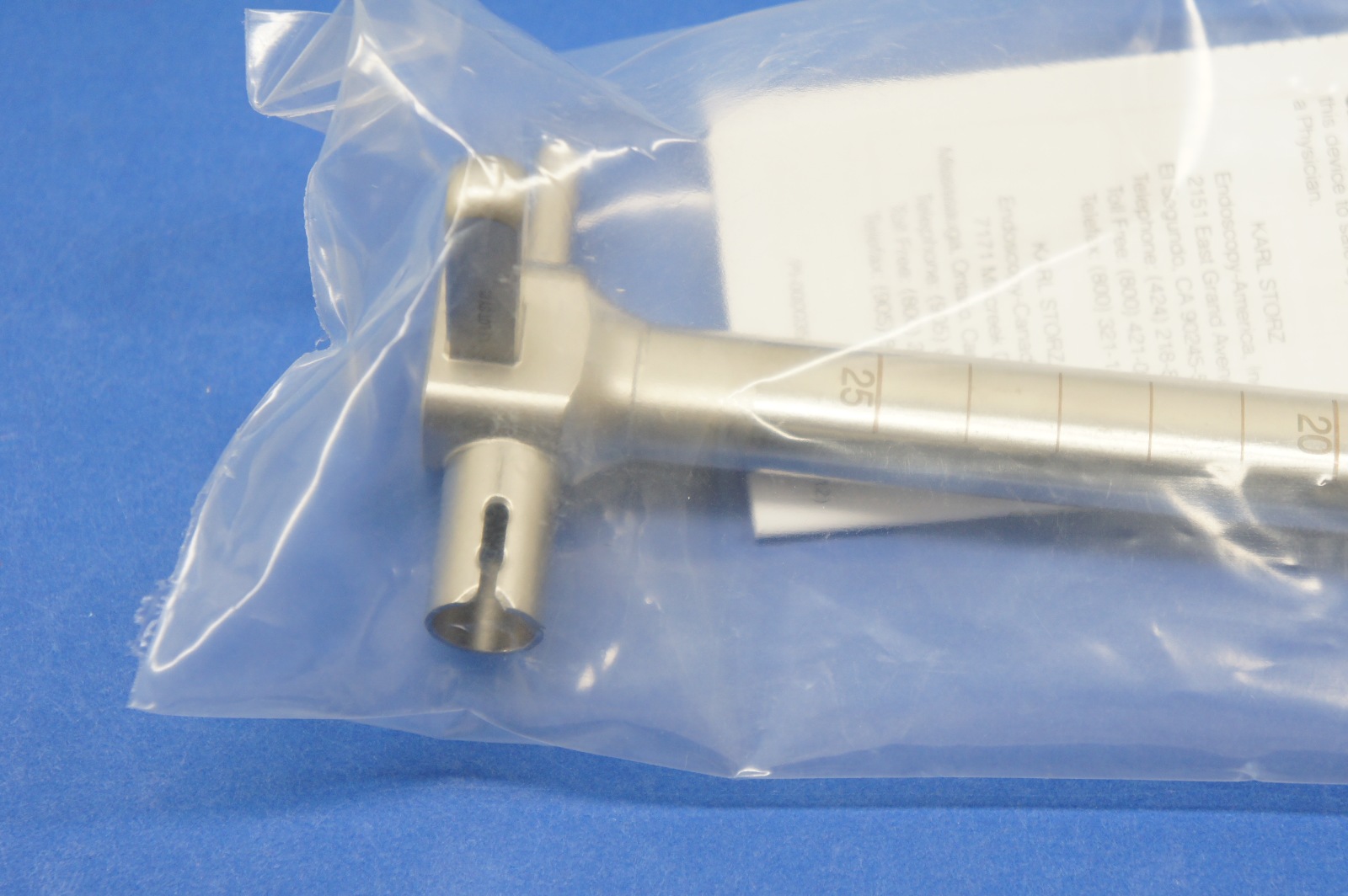 Karl Storz 12060B RobertsJesberg Oval Esophagoscope, OD 12x16mm