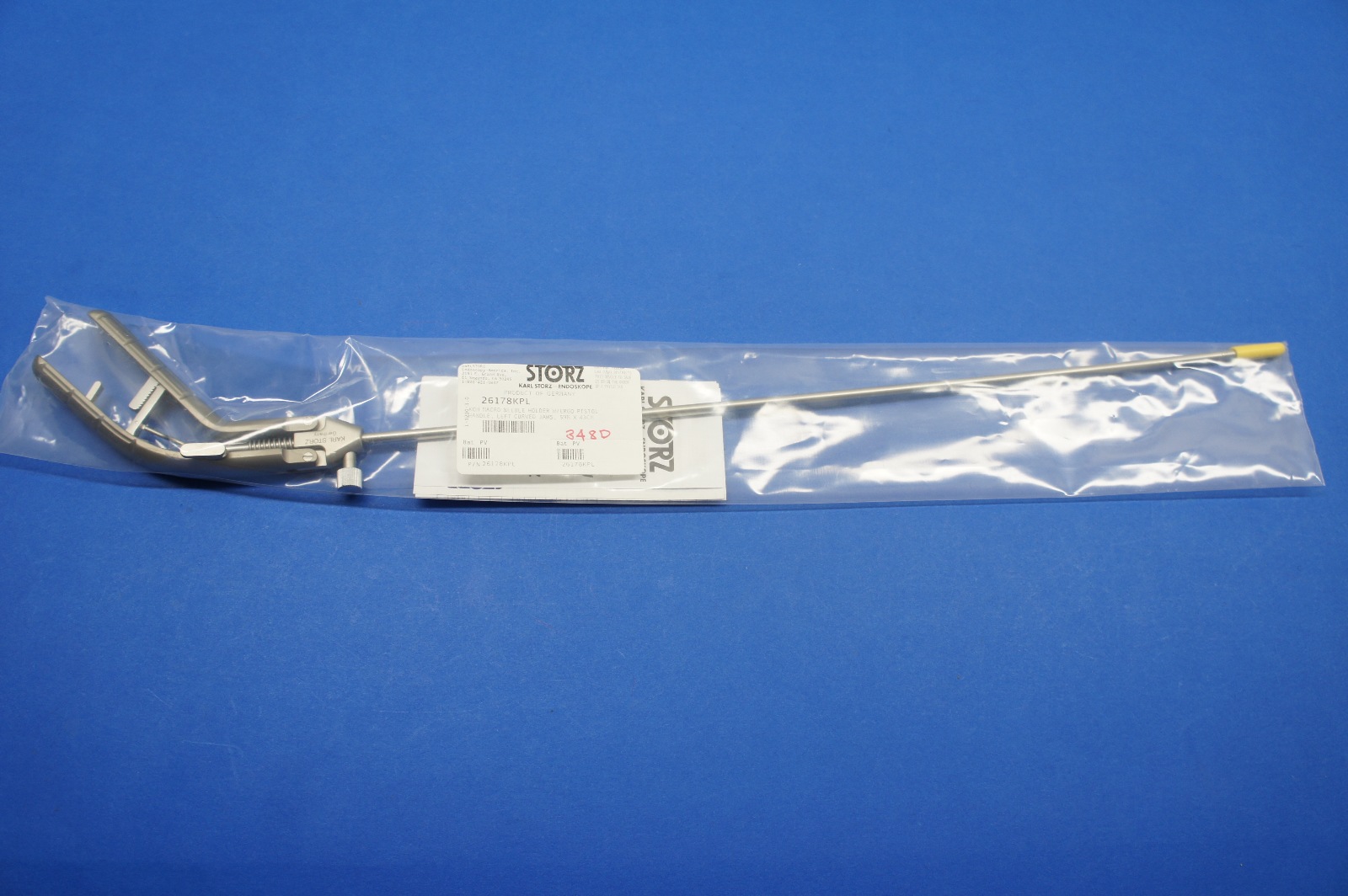 Karl Storz 26178KPL Koh Macro Needle Holder W/Ergo Pistol Handle, 5mm x