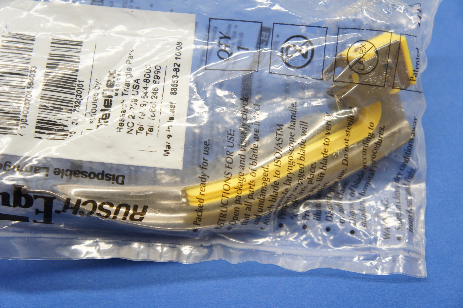 TELEFLEX 4843R Rusch Disposable Laryngoscope Blade MAC 3 eBay