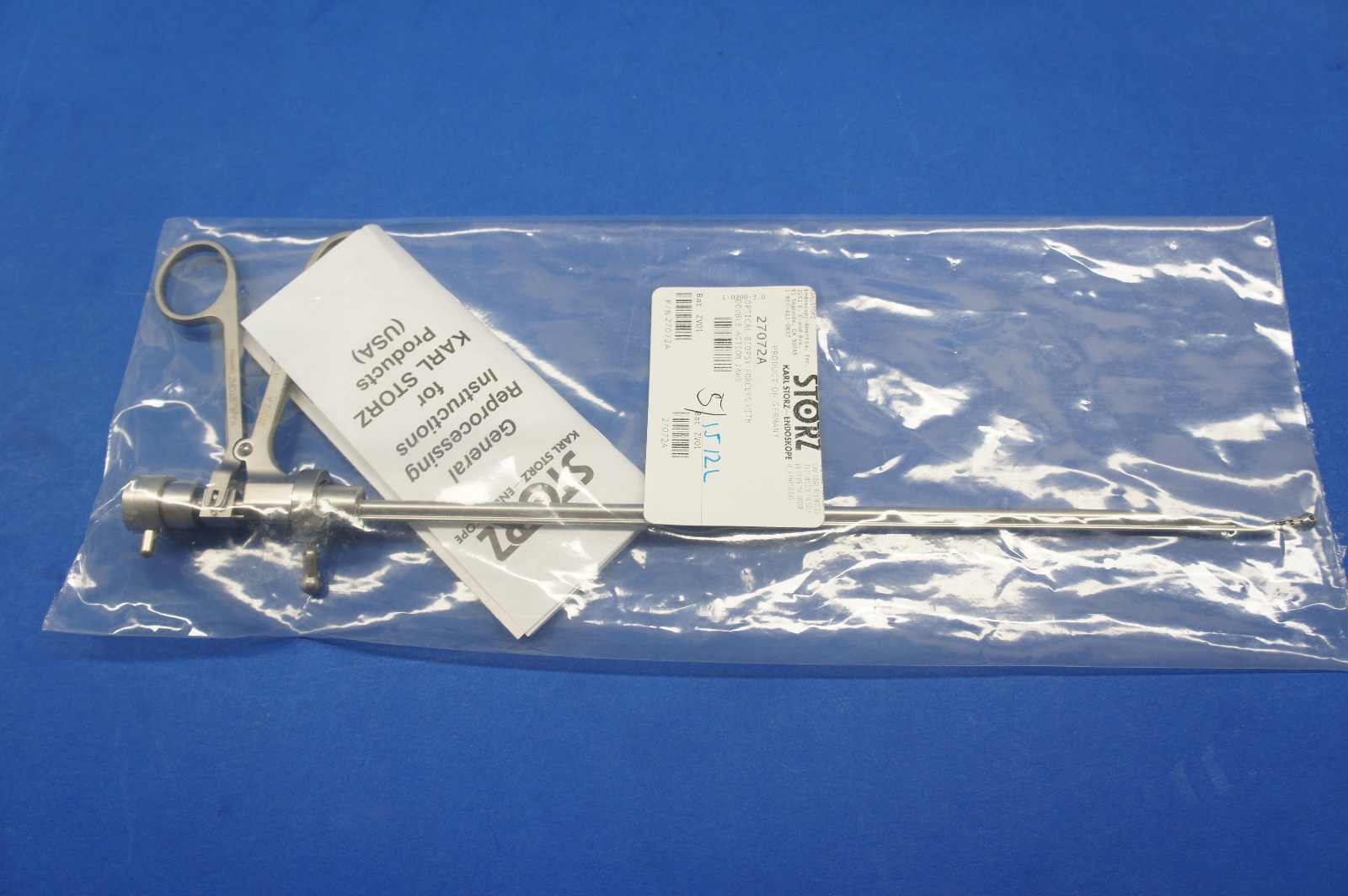 Karl Storz 27072A Optical Biopsy Forceps With Double Action Jaws eBay