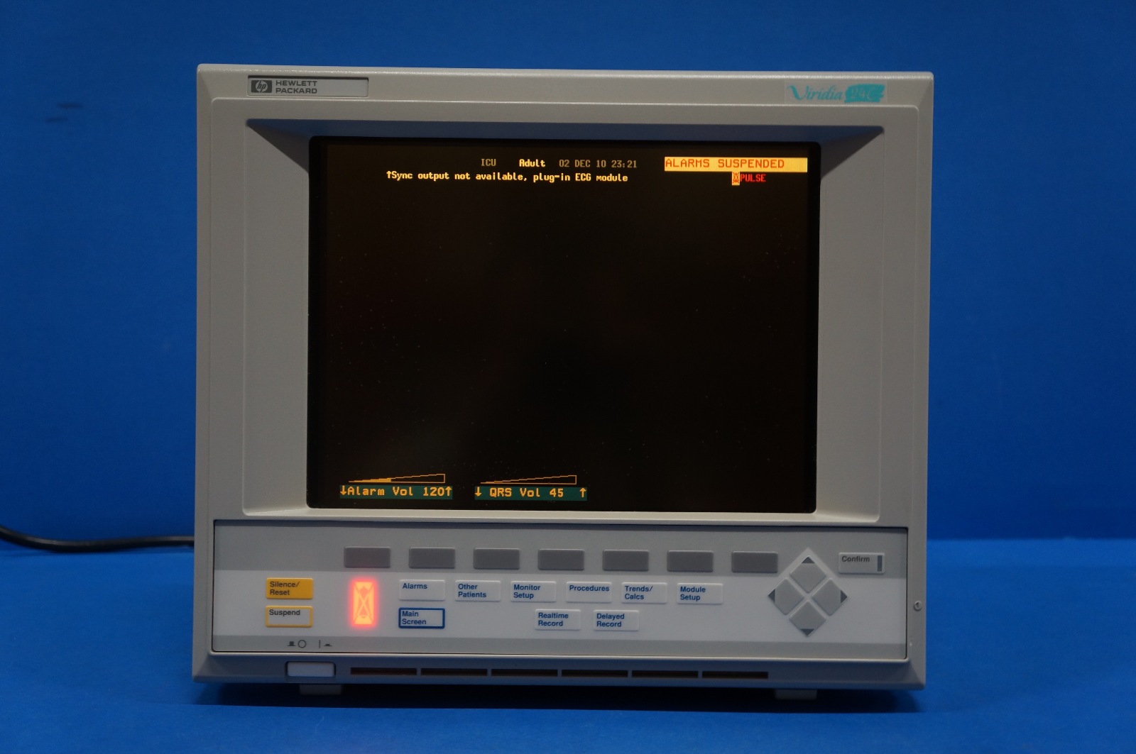 Hewlett Packard M1204A Viridia 24C Patient Monitor eBay