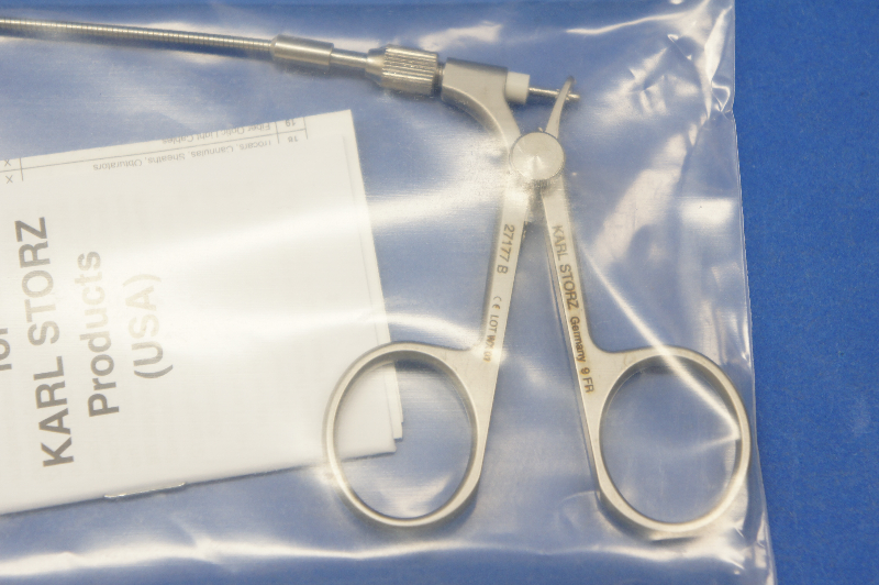 Karl Storz 27177B Flexible Biopsy Forceps, Double Action Jaws, 9Fr x
