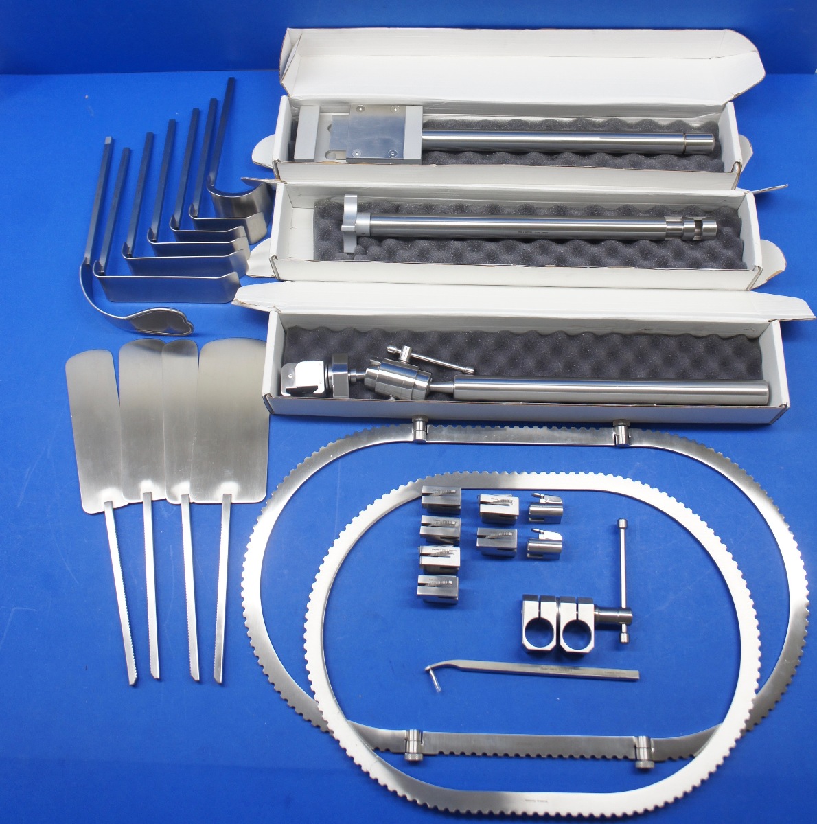 V. Mueller Surgical Bookwalter Table Mounted Retractor Set COMPLETE eBay