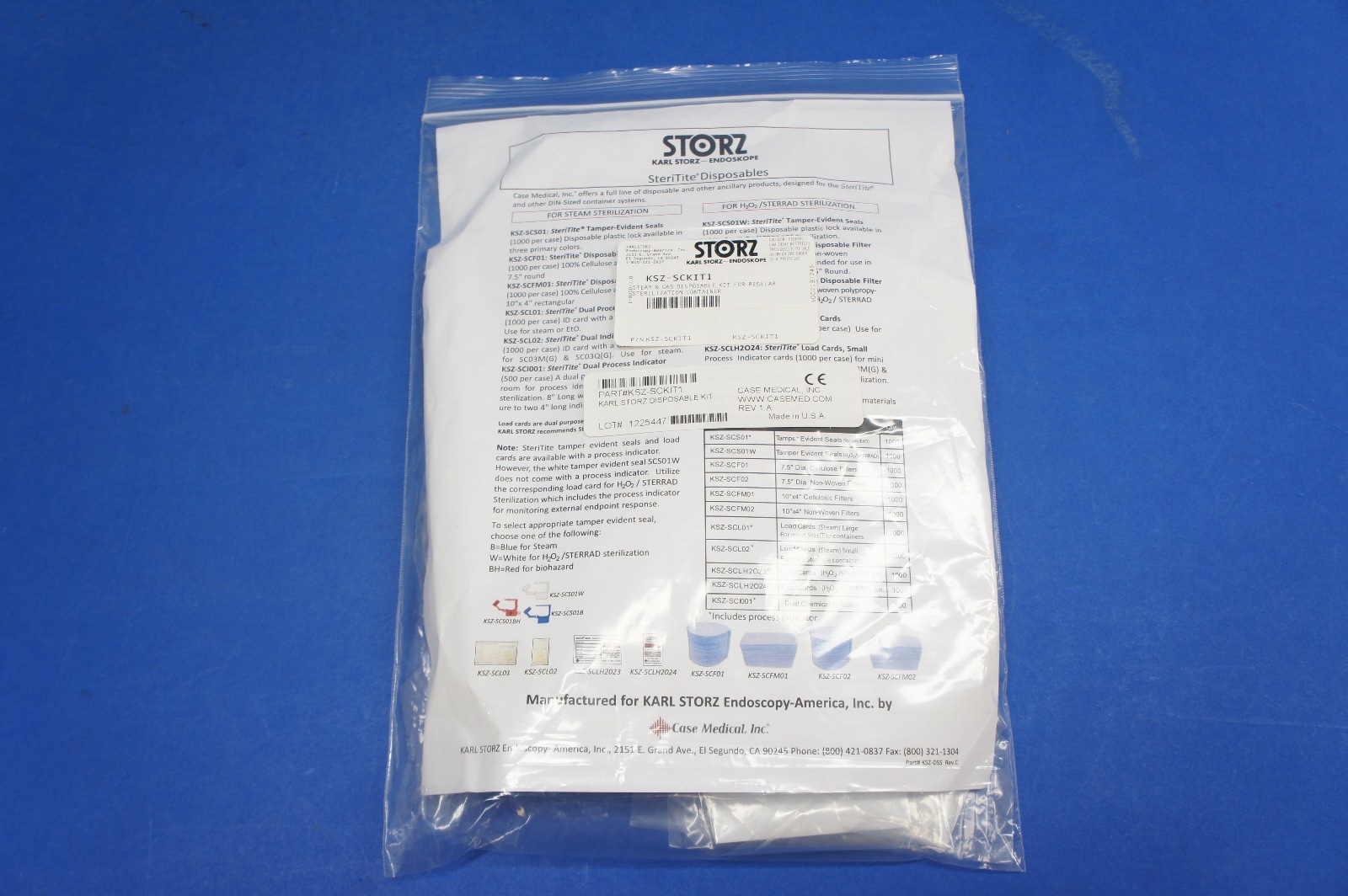 Karl Storz KSZ39402AS Sterilization Container For Flexible Fiber