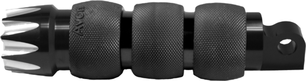 Avon Ea/Foot Peg Exc Black & Chrome H-D Air Cushioned Excalibur 40-4253BK-WPS