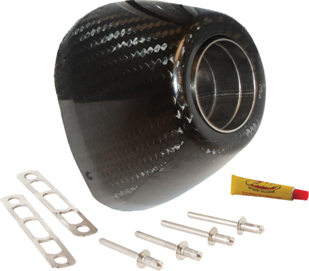 FMF Replacement Carbon Fiber Rear Cone Cap for Factory 4.1 Exhaust