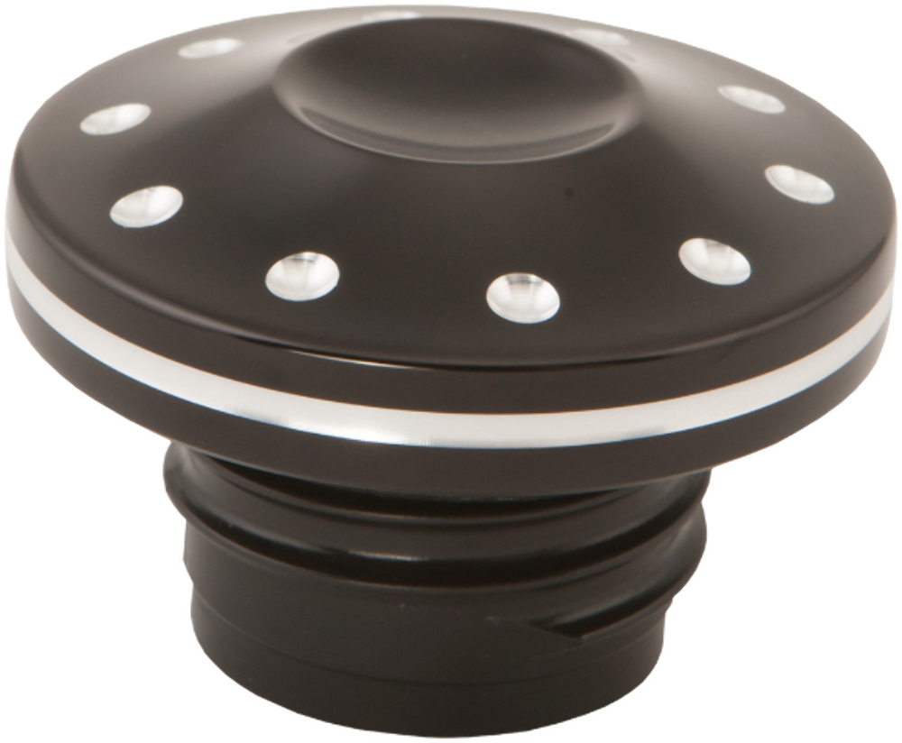Harddrive Vented Gas Cap Throttle Black 0210-2037-BM 820-4085-WPS