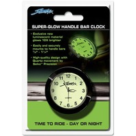 Streetfx Superglow Handlebar Clock Black 1045901 12-6746BK-WPS