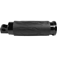 Avon Foot Pegs Flame Black & Chrome 40-4305BK-WPS