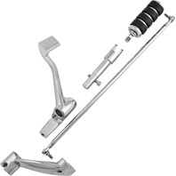 Forward Control Kit W/Rubber Band Style Foot Peg (Chrome)