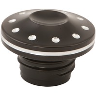 Harddrive Vented Gas Cap Throttle Black 0210-2037-BM 820-4085-WPS