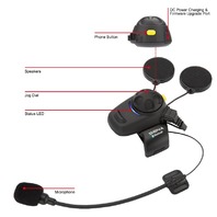 Sena Motorcycle Helmet Bluetooth Headset & Intercom w/FM Tuner Microphone Kit 843-01282-WPS