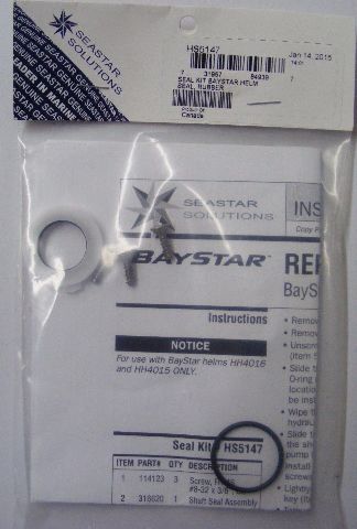 MARINE BOAT TELELFEX HS5147 BAYSTAR HELM SEAL KIT PAIR 2