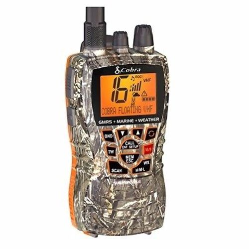 Cobra Floating AllTerrain Handheld VHF/GMRS Marine Radios MRHH450 CAM