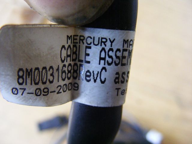 Mercury Marine Plant 22 Cable Harness Tachometer