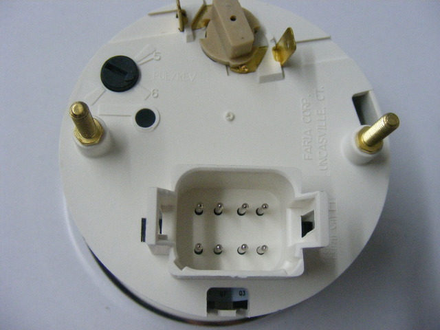 Johnson Evinrude Faria Chesapeake White SS Tachometer with SystemCheck