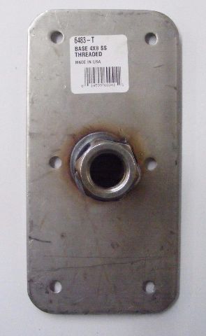 Attwood Swivl-Eze Lock N-Pin Base Plate Pedestal 4x8 S ... boat fuel filter base 
