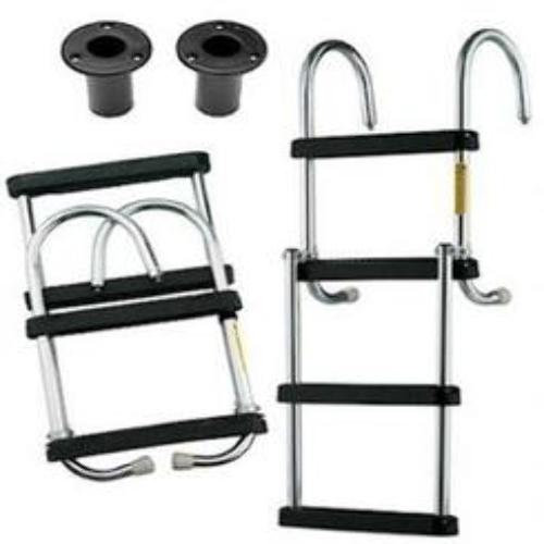 JIF Marine PAIR EDF Mounting Cup ASCCUP for Folding Pontoon Ladder ASC