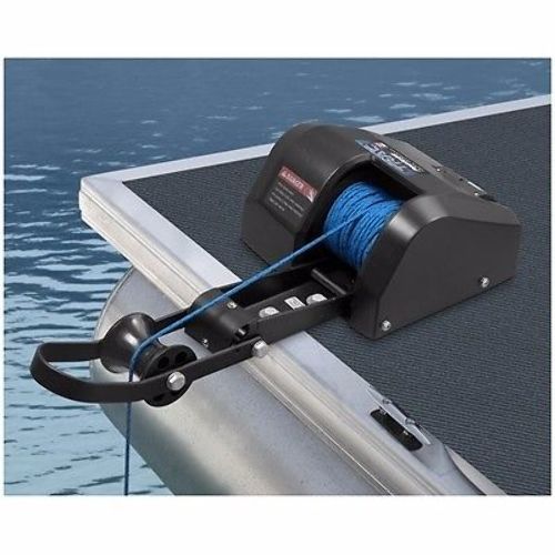 TRAC Pontoon 35lb Electric Anchor Winch Black Freshwater T1010935 MD